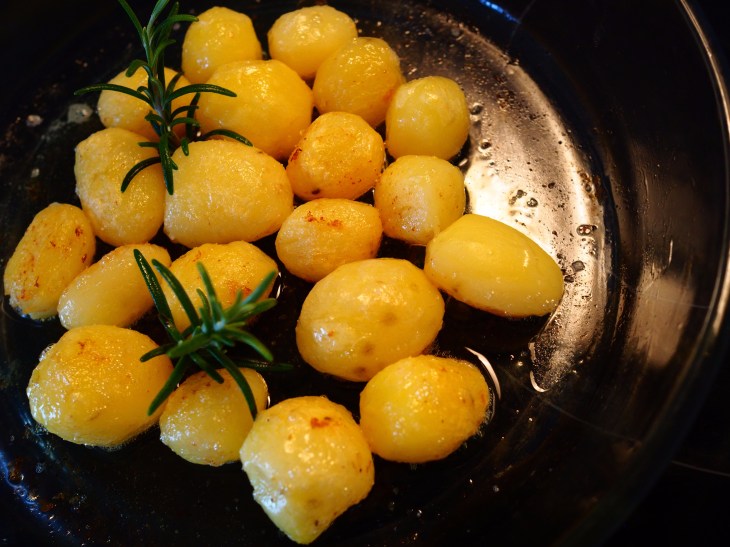 Ofenkartoffeln "tapées"